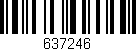 Código de barras (EAN, GTIN, SKU, ISBN): '637246'
