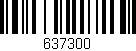Código de barras (EAN, GTIN, SKU, ISBN): '637300'