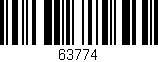 Código de barras (EAN, GTIN, SKU, ISBN): '63774'