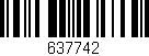 Código de barras (EAN, GTIN, SKU, ISBN): '637742'