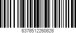 Código de barras (EAN, GTIN, SKU, ISBN): '6378512260828'