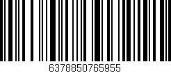 Código de barras (EAN, GTIN, SKU, ISBN): '6378850765955'