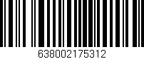 Código de barras (EAN, GTIN, SKU, ISBN): '638002175312'