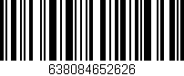 Código de barras (EAN, GTIN, SKU, ISBN): '638084652626'