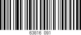 Código de barras (EAN, GTIN, SKU, ISBN): '63816/091'