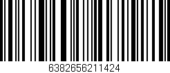Código de barras (EAN, GTIN, SKU, ISBN): '6382656211424'