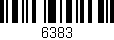 Código de barras (EAN, GTIN, SKU, ISBN): '6383'