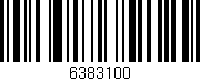 Código de barras (EAN, GTIN, SKU, ISBN): '6383100'