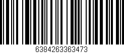 Código de barras (EAN, GTIN, SKU, ISBN): '6384263363473'