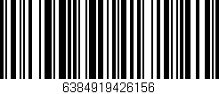 Código de barras (EAN, GTIN, SKU, ISBN): '6384919426156'