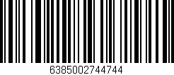 Código de barras (EAN, GTIN, SKU, ISBN): '6385002744744'