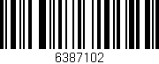 Código de barras (EAN, GTIN, SKU, ISBN): '6387102'