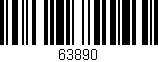 Código de barras (EAN, GTIN, SKU, ISBN): '63890'