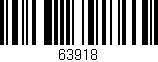 Código de barras (EAN, GTIN, SKU, ISBN): '63918'
