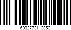 Código de barras (EAN, GTIN, SKU, ISBN): '6392773113853'