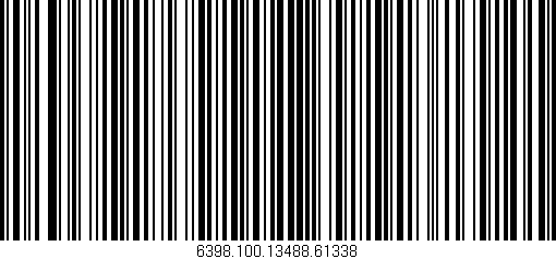 Código de barras (EAN, GTIN, SKU, ISBN): '6398.100.13488.61338'