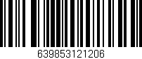 Código de barras (EAN, GTIN, SKU, ISBN): '639853121206'