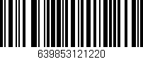 Código de barras (EAN, GTIN, SKU, ISBN): '639853121220'