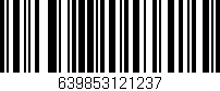 Código de barras (EAN, GTIN, SKU, ISBN): '639853121237'