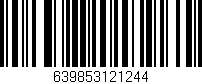 Código de barras (EAN, GTIN, SKU, ISBN): '639853121244'