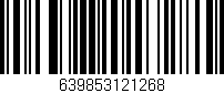 Código de barras (EAN, GTIN, SKU, ISBN): '639853121268'