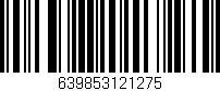 Código de barras (EAN, GTIN, SKU, ISBN): '639853121275'