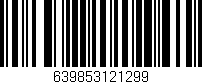 Código de barras (EAN, GTIN, SKU, ISBN): '639853121299'