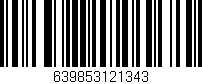 Código de barras (EAN, GTIN, SKU, ISBN): '639853121343'
