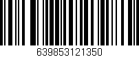 Código de barras (EAN, GTIN, SKU, ISBN): '639853121350'