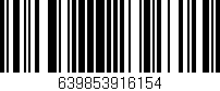 Código de barras (EAN, GTIN, SKU, ISBN): '639853916154'