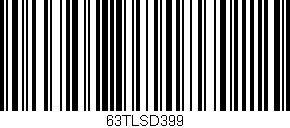 Código de barras (EAN, GTIN, SKU, ISBN): '63TLSD399'
