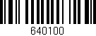 Código de barras (EAN, GTIN, SKU, ISBN): '640100'