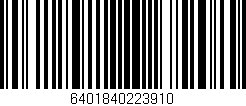 Código de barras (EAN, GTIN, SKU, ISBN): '6401840223910'