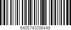 Código de barras (EAN, GTIN, SKU, ISBN): '6405743208449'