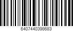 Código de barras (EAN, GTIN, SKU, ISBN): '6407440398683'