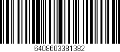 Código de barras (EAN, GTIN, SKU, ISBN): '6408603381382'