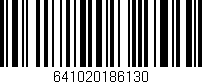 Código de barras (EAN, GTIN, SKU, ISBN): '641020186130'