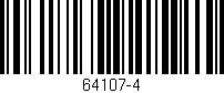 Código de barras (EAN, GTIN, SKU, ISBN): '64107-4'