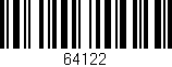 Código de barras (EAN, GTIN, SKU, ISBN): '64122'