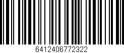 Código de barras (EAN, GTIN, SKU, ISBN): '6412406772322'