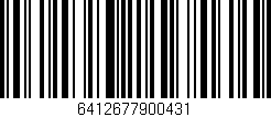 Código de barras (EAN, GTIN, SKU, ISBN): '6412677900431'