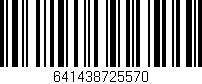 Código de barras (EAN, GTIN, SKU, ISBN): '641438725570'