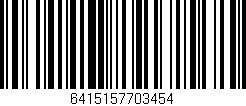 Código de barras (EAN, GTIN, SKU, ISBN): '6415157703454'