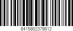 Código de barras (EAN, GTIN, SKU, ISBN): '6415802379812'