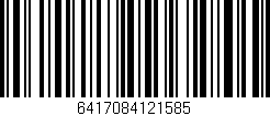 Código de barras (EAN, GTIN, SKU, ISBN): '6417084121585'