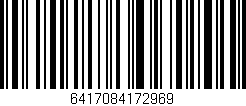 Código de barras (EAN, GTIN, SKU, ISBN): '6417084172969'
