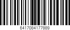 Código de barras (EAN, GTIN, SKU, ISBN): '6417084177889'