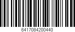 Código de barras (EAN, GTIN, SKU, ISBN): '6417084200440'