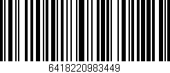 Código de barras (EAN, GTIN, SKU, ISBN): '6418220983449'