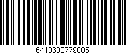 Código de barras (EAN, GTIN, SKU, ISBN): '6418603779805'